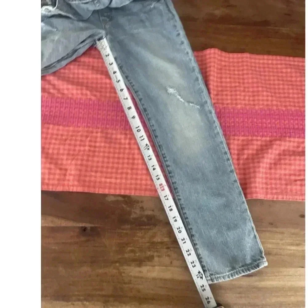 GAP Destructed Denim Overalls Size XL Girls